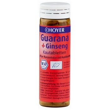 HOYER Guarana & Ginseng Kautabletten