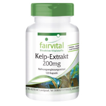 FAIRVITAL Kelp-Extrakt 200mg