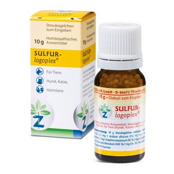 SULFUR LOGOPLEX Globuli f.Heimtiere/Hunde/Katzen