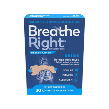 BESSER Atmen Breathe Right Nasenpfl.normal beige