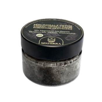 Spaterra Sauna Peelingsalz Detox Vulkan + Mineral Power Kokosnuss Aktivkohle