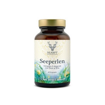 Heilkraft Seeperlen - Omega-3 Algenöl mit DHA & EPA