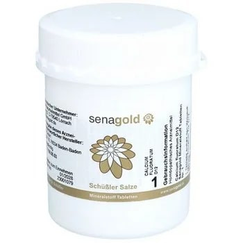 Schüssler Salz Senagold Nr. 1 Calcium fluoratum D12 Tabl. (4x1000)